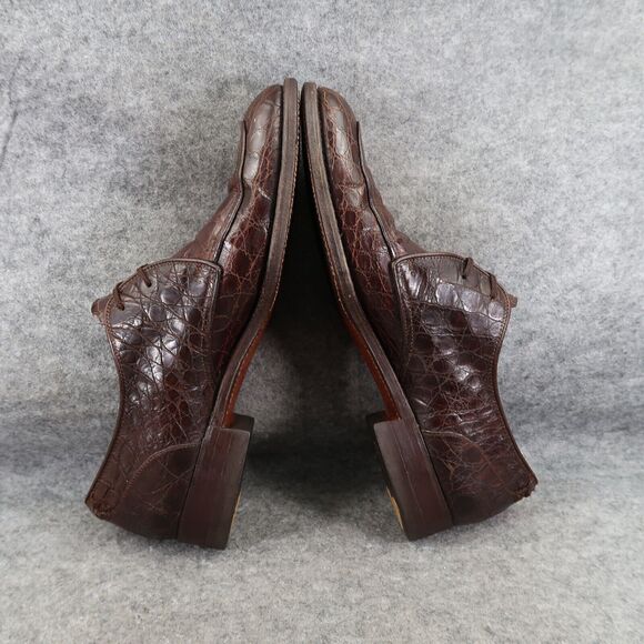 Kow Hoo Shoes Mens 45 Oxfords Exotic Leather Classic Goodyear Welt Handcrafted main image 15